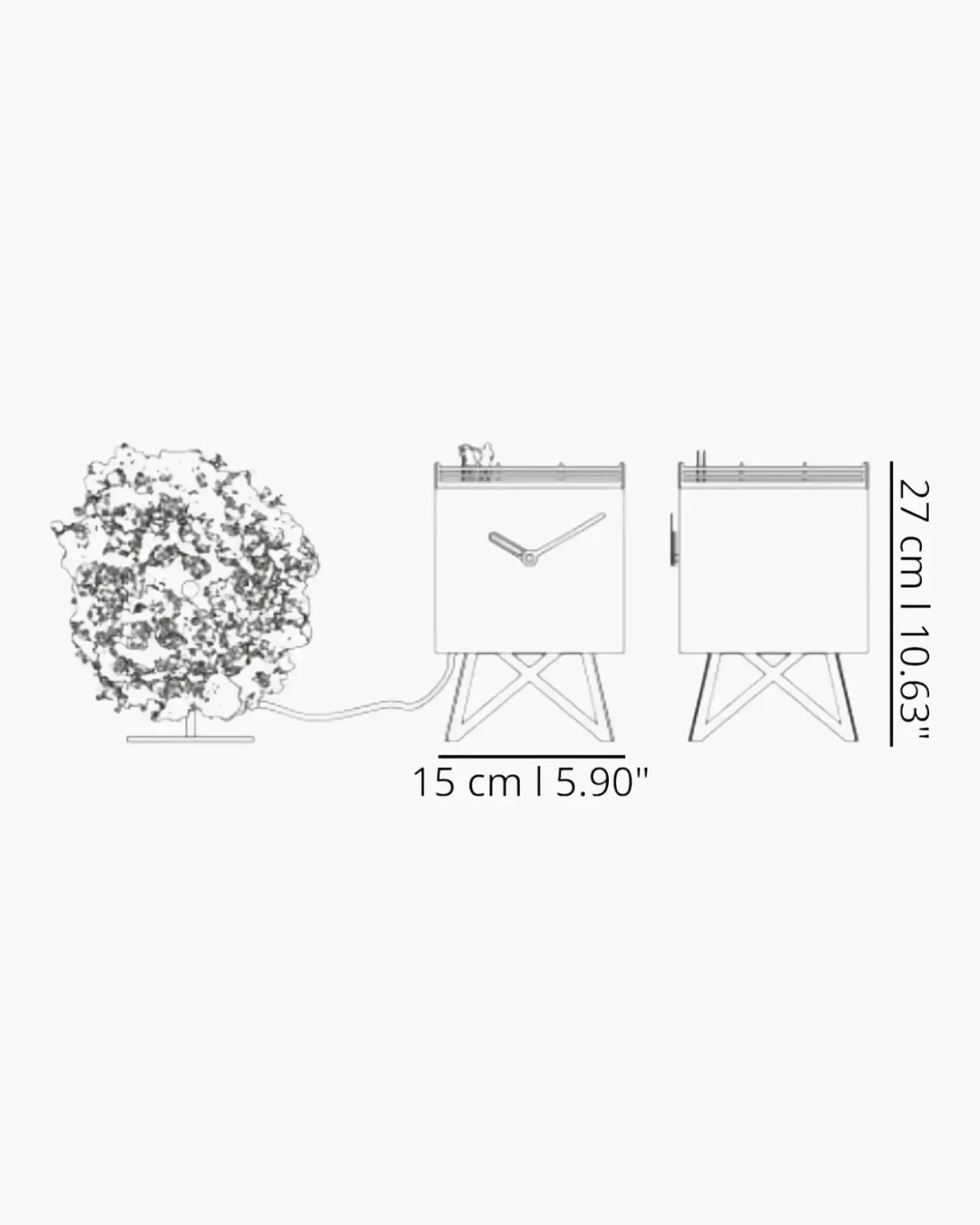 Progetti Birdwatching cuckoo/table clock - Buy now on ShopDecor - Discover the best products by PROGETTI design