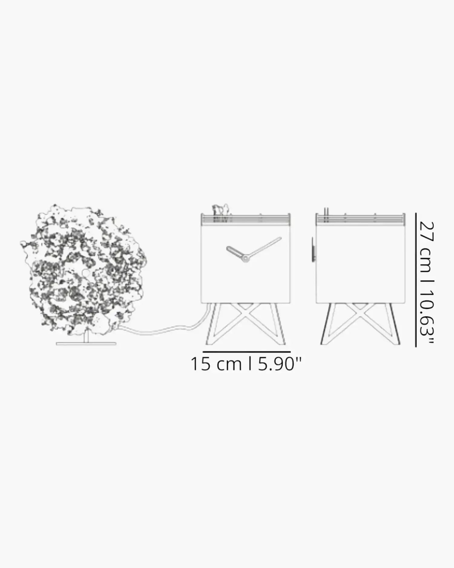 Progetti Birdwatching cuckoo/table clock - Buy now on ShopDecor - Discover the best products by PROGETTI design