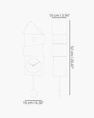 Progetti Crooked cuckoo clock - Buy now on ShopDecor - Discover the best products by PROGETTI design