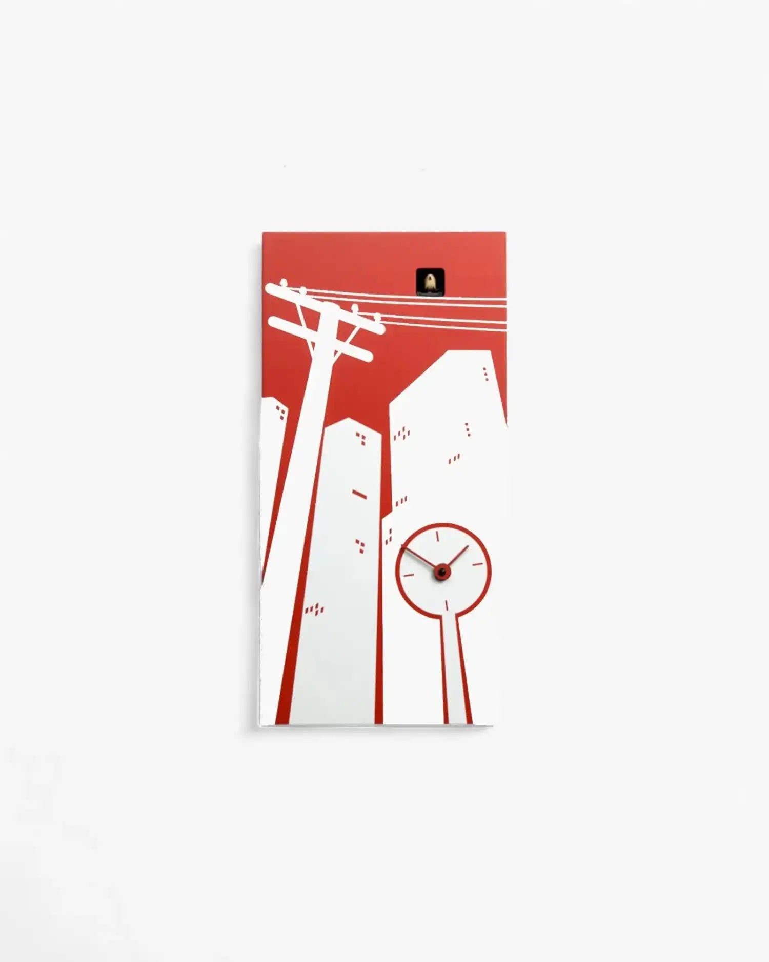 Progetti CucuCity cuckoo clock Progetti Red - Buy now on ShopDecor - Discover the best products by PROGETTI design