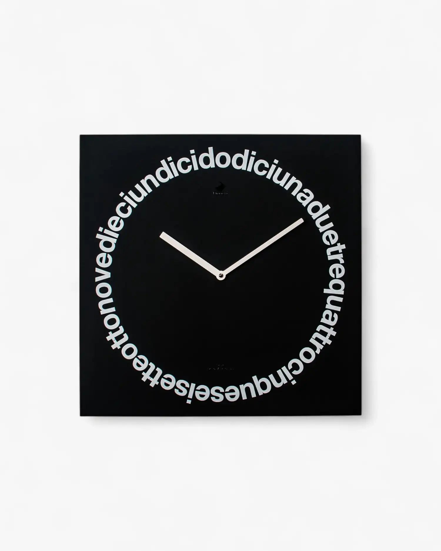 Progetti Dodici clock Progetti Black Italian - Buy now on ShopDecor - Discover the best products by PROGETTI design