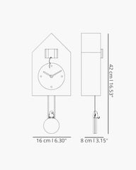 Progetti Freebird wall/cuckoo clock - Buy now on ShopDecor - Discover the best products by PROGETTI design