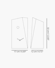 Progetti Monolith cuckoo/table clock - Buy now on ShopDecor - Discover the best products by PROGETTI design