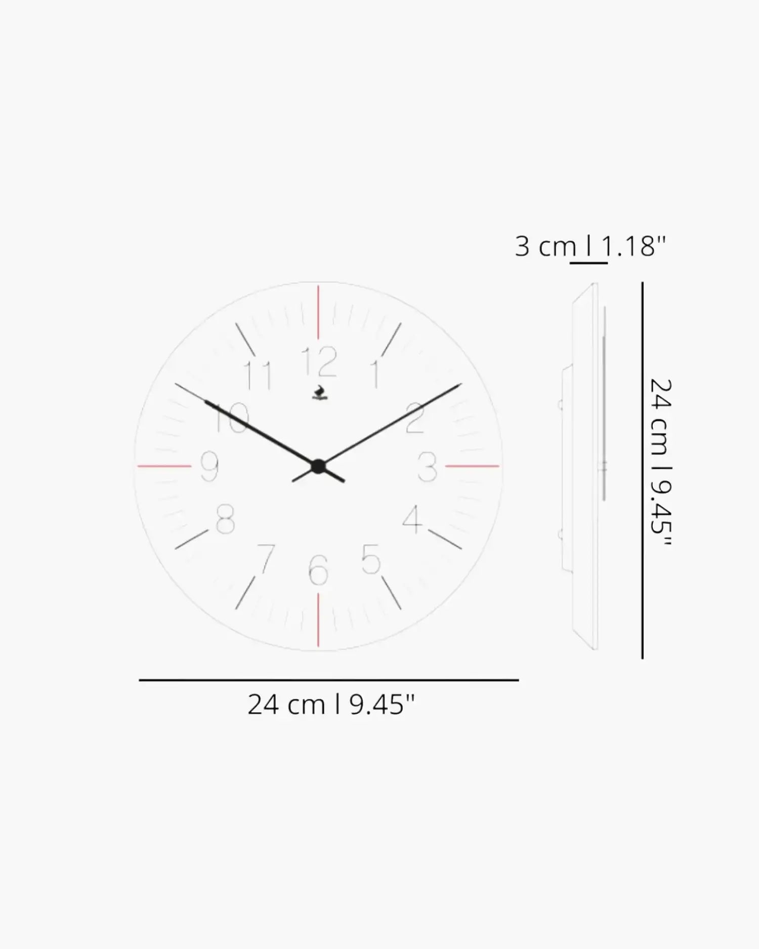 Progetti Orolo_gino clock - Buy now on ShopDecor - Discover the best products by PROGETTI design