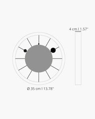 Progetti Roulette clock - Buy now on ShopDecor - Discover the best products by PROGETTI design