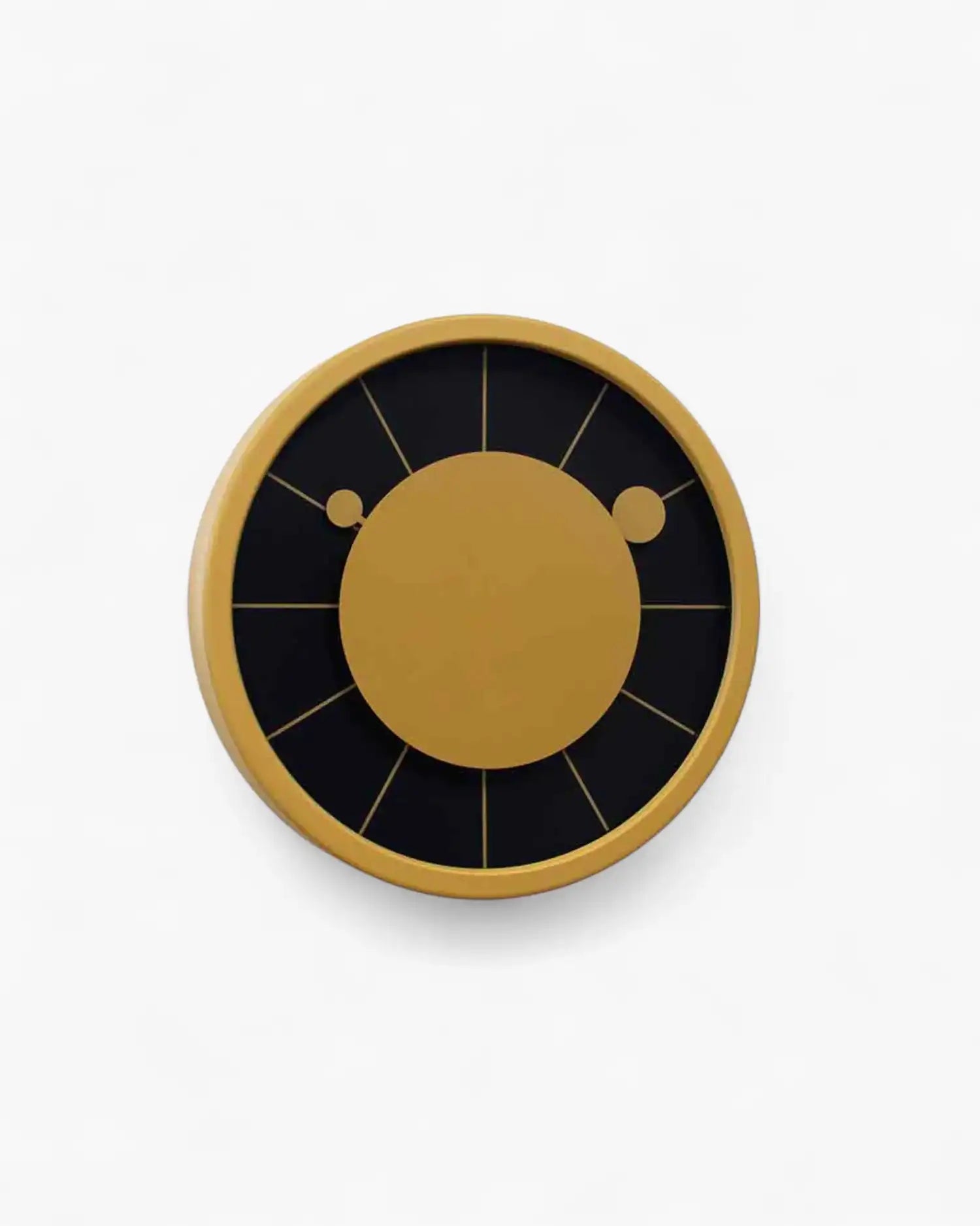 Progetti Roulette clock Progetti Mustard Yellow - Buy now on ShopDecor - Discover the best products by PROGETTI design