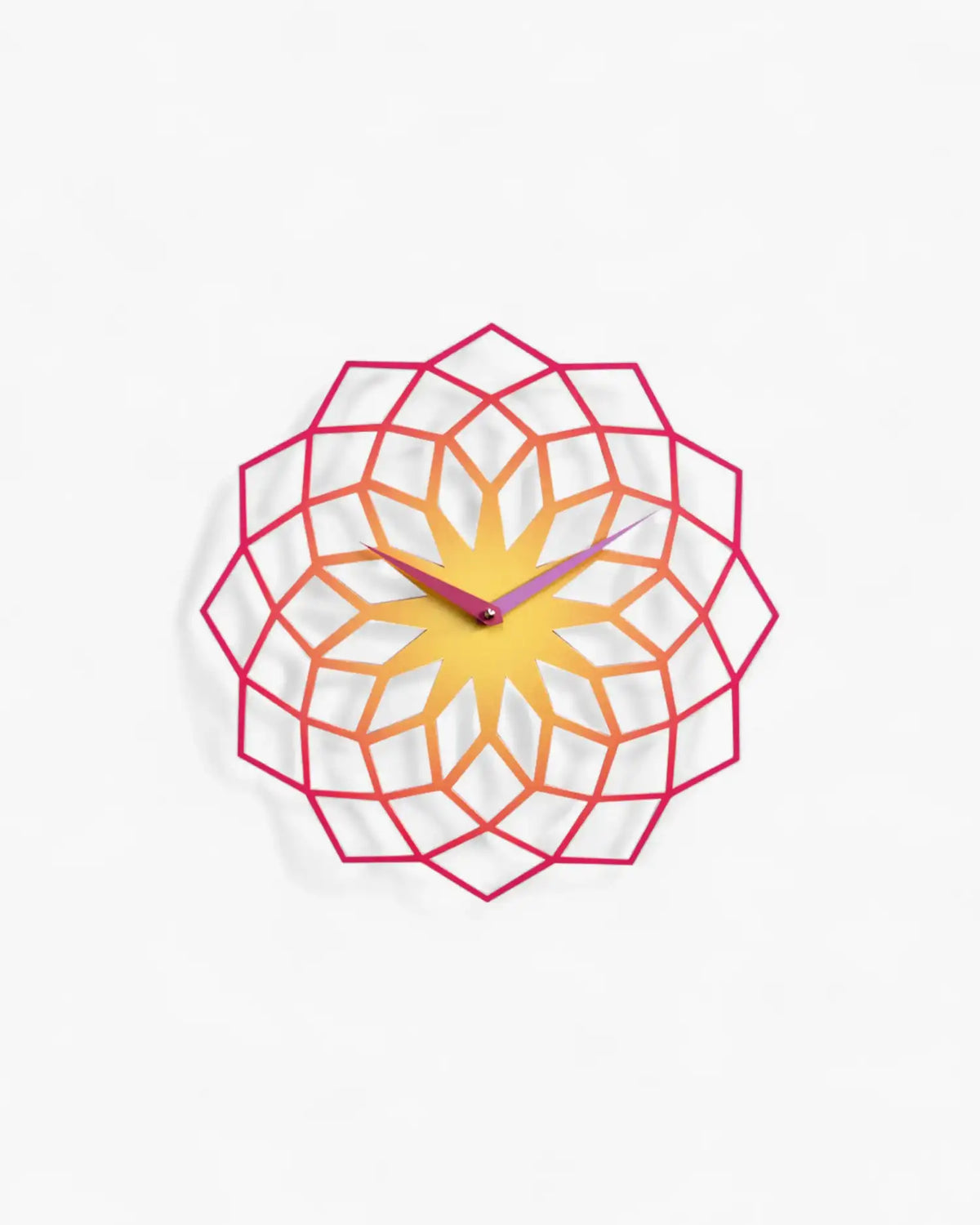 Progetti Skallop clock Progetti Purple Orange - Buy now on ShopDecor - Discover the best products by PROGETTI design