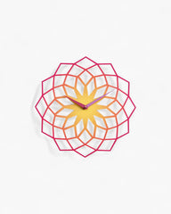 Progetti Skallop clock Progetti Purple Orange - Buy now on ShopDecor - Discover the best products by PROGETTI design