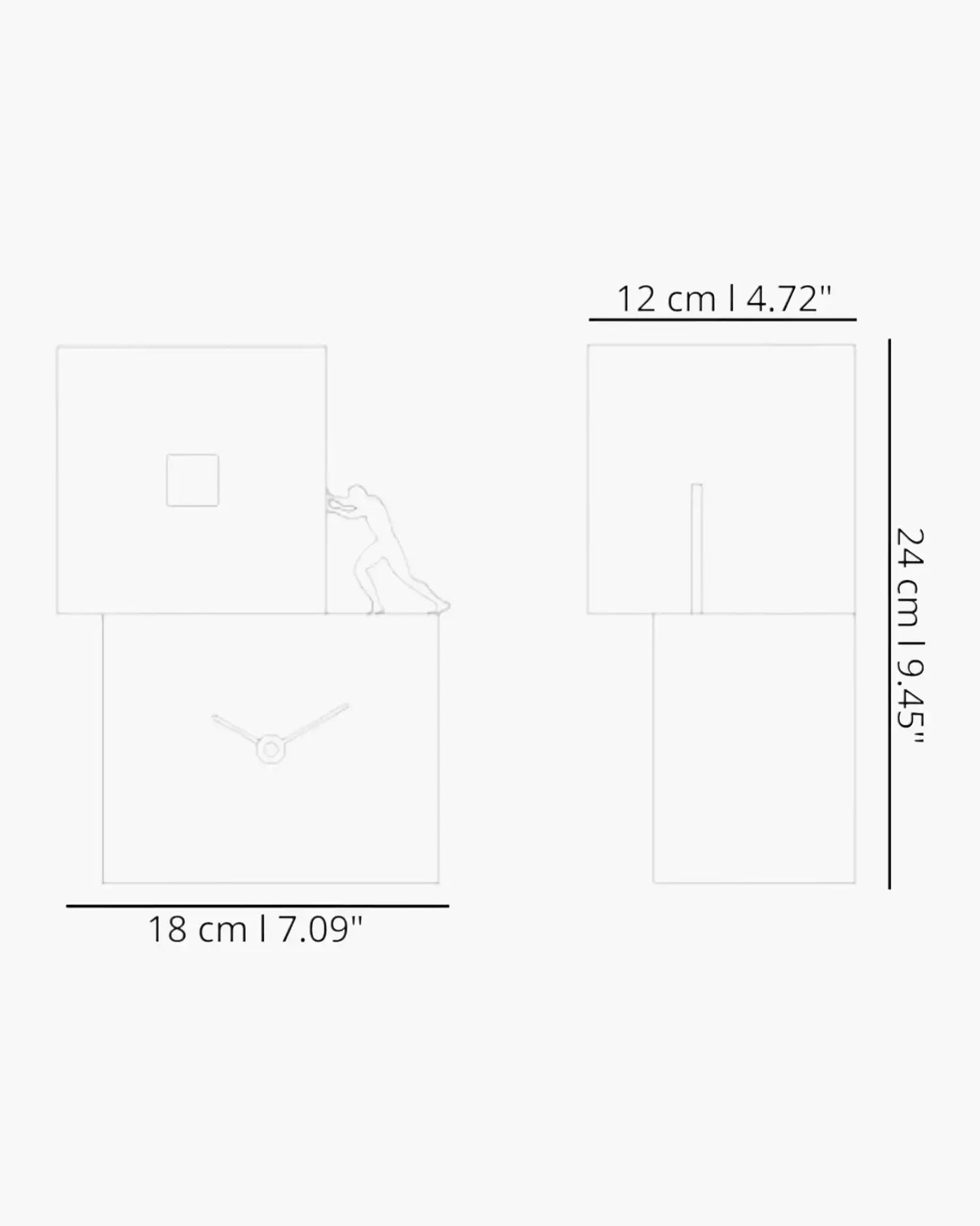 Progetti Strong cucù cuckoo/table clock - Buy now on ShopDecor - Discover the best products by PROGETTI design