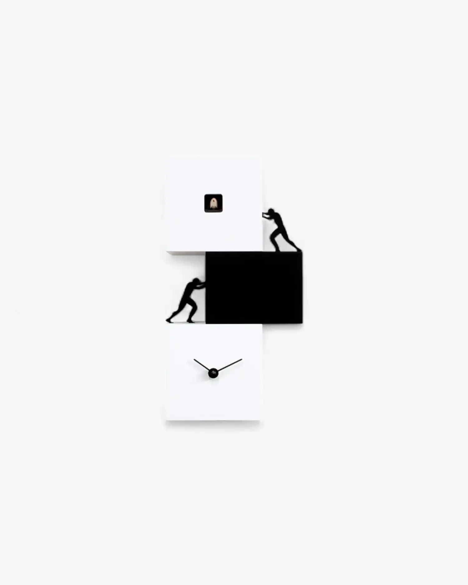Progetti Strong cucù cuckoo/table clock Progetti Black 3 Elements - Buy now on ShopDecor - Discover the best products by PROGETTI design