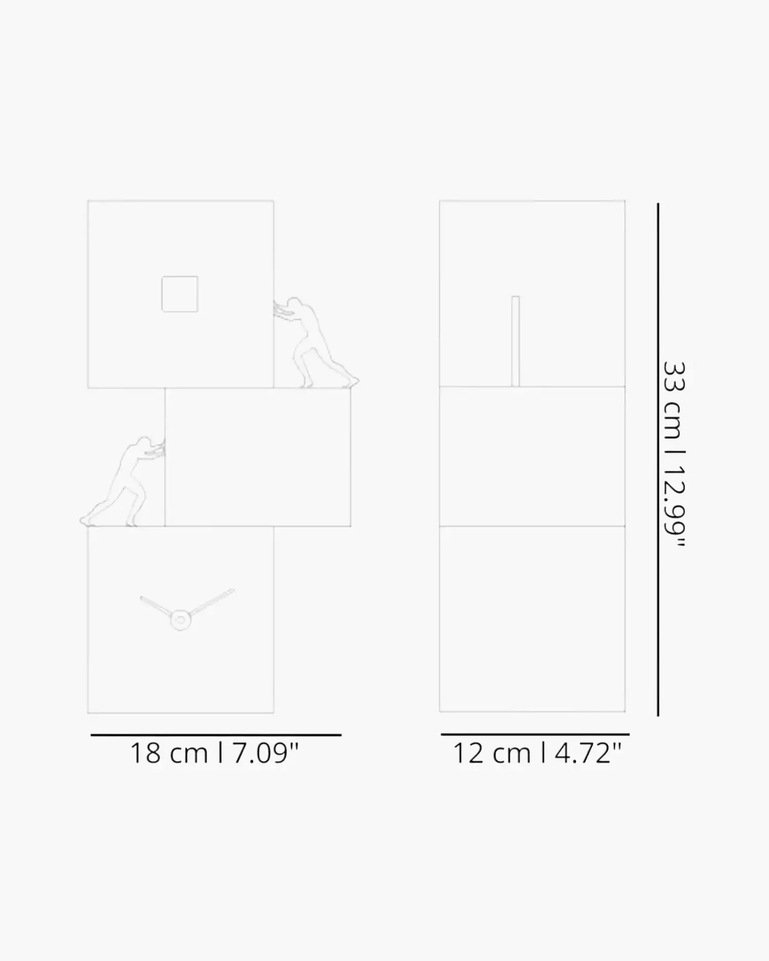 Progetti Strong cucù cuckoo/table clock - Buy now on ShopDecor - Discover the best products by PROGETTI design