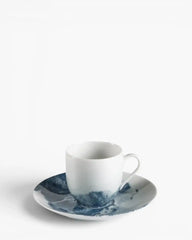 Raynaud Abysses coffee cup with saucer in Limoges porcelain with blue decoration Coffee - Buy now on ShopDecor - Discover the best products by RAYNAUD design