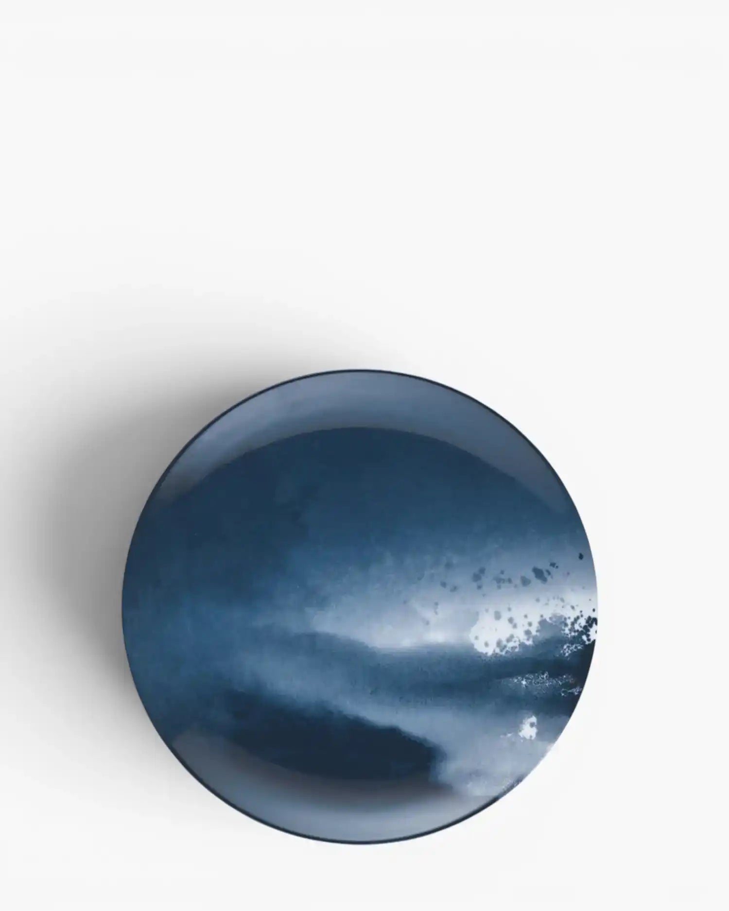 Raynaud Abysses coupe dinner plate in Limoges porcelain with blue decoration ∅ 27 cm - Buy now on ShopDecor - Discover the best products by RAYNAUD design