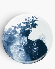 Raynaud Abysses large platter in Limoges porcelain with blue decoration ∅ 46 cm - Buy now on ShopDecor - Discover the best products by RAYNAUD design