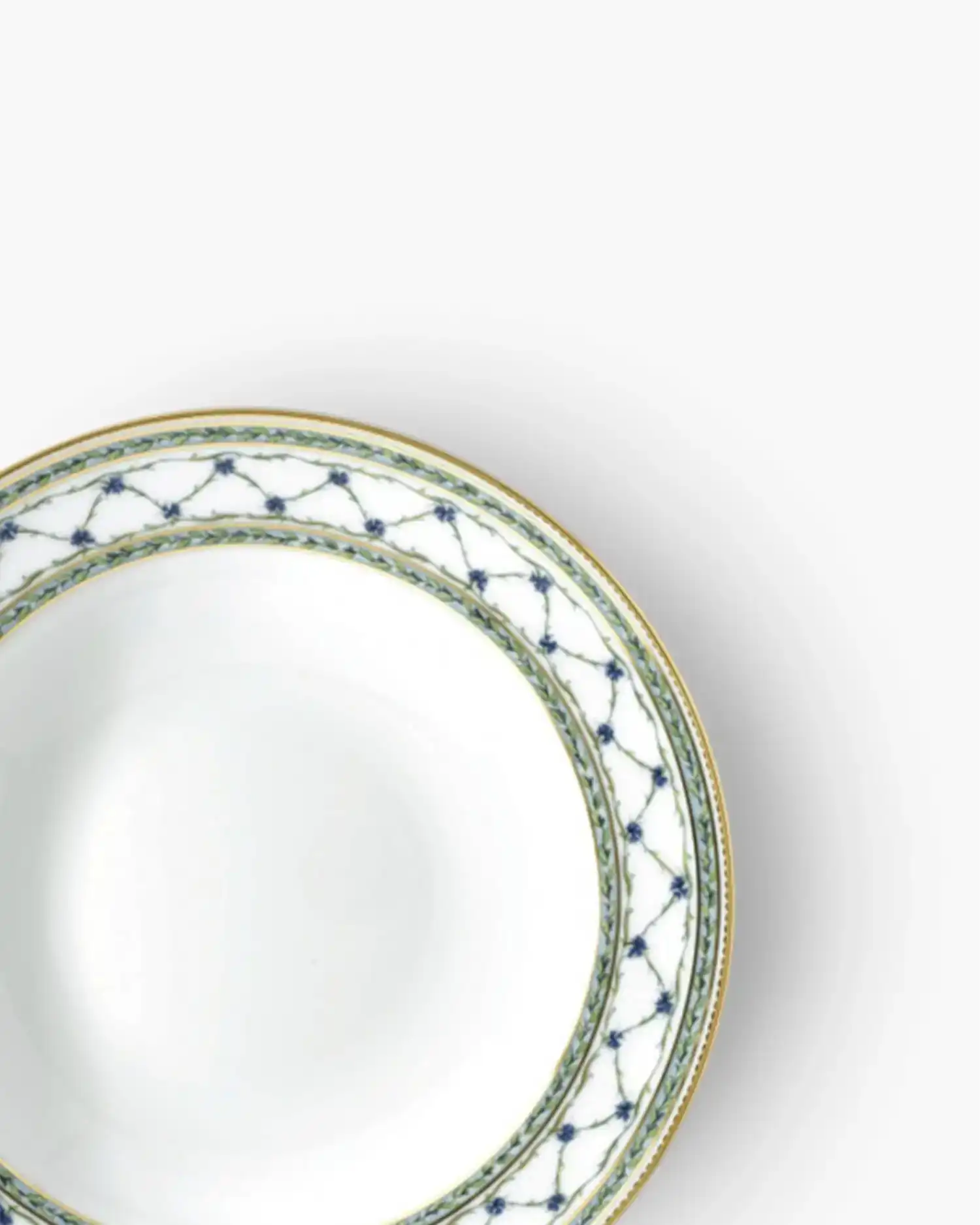 Raynaud Allée du Roy rim deep plate in Limoges porcelain - Buy now on ShopDecor - Discover the best products by RAYNAUD design