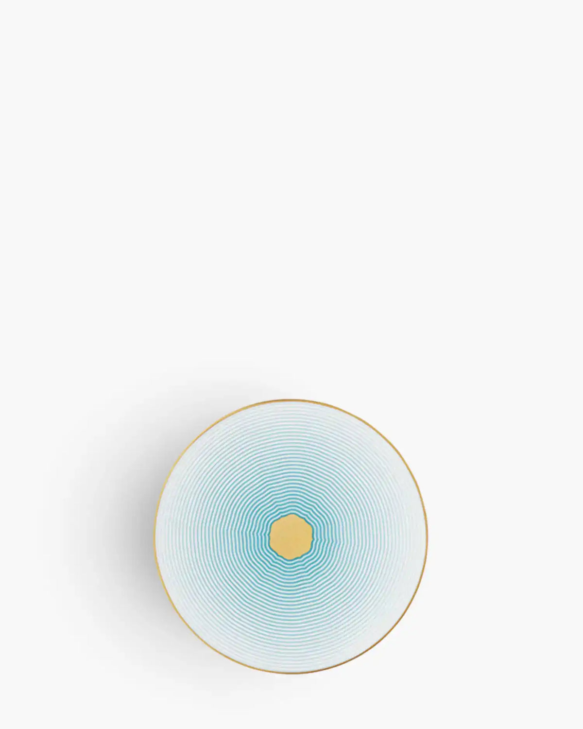 Raynaud Aura coupe dinner plate in Limoges porcelain with light blue decoration ∅ 16 cm - Buy now on ShopDecor - Discover the best products by RAYNAUD design