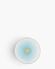 Raynaud Aura coupe dinner plate in Limoges porcelain with light blue decoration ∅ 16 cm - Buy now on ShopDecor - Discover the best products by RAYNAUD design
