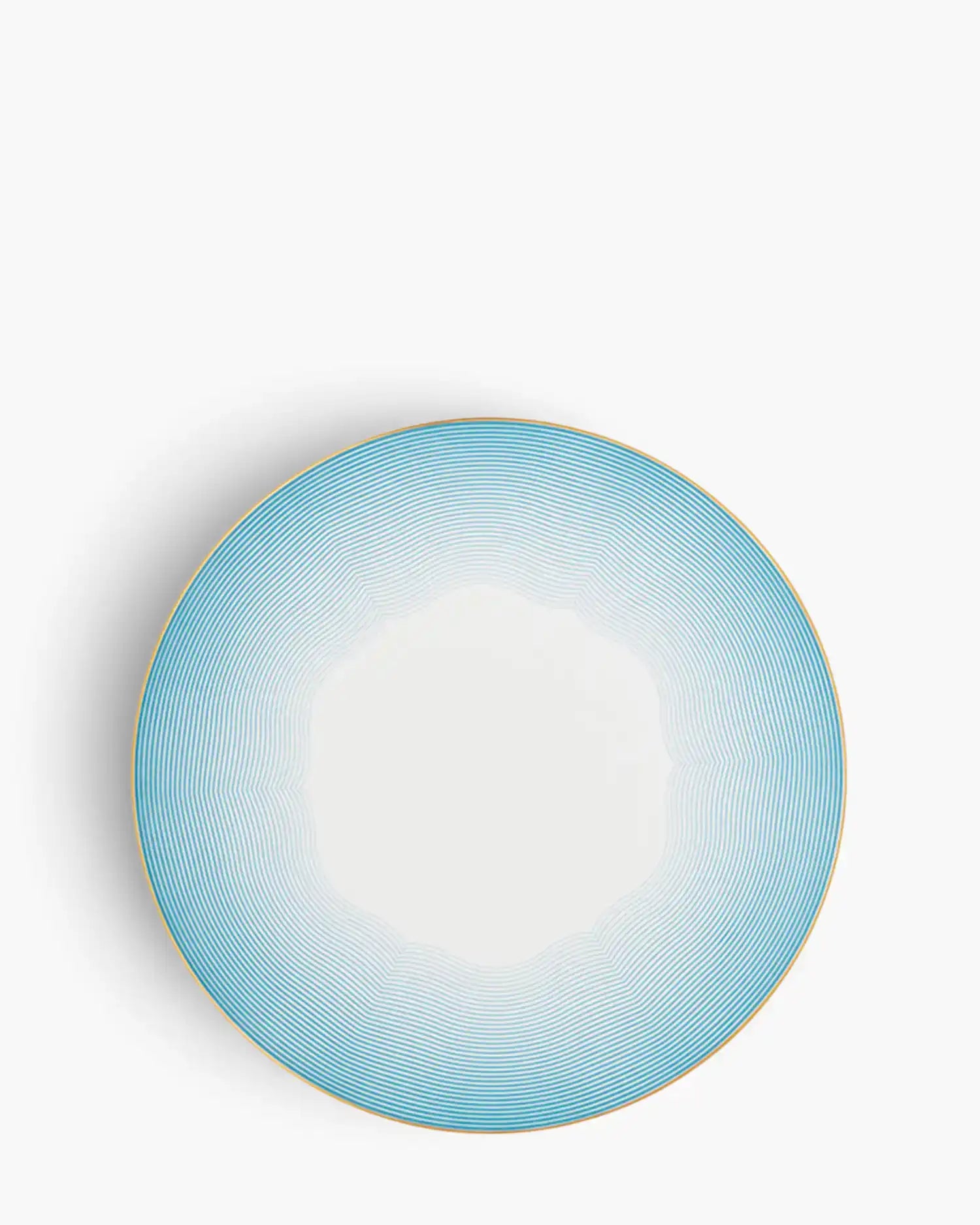 Raynaud Aura coupe presentation plate in Limoges porcelain with light blue decoration ∅ 32 cm - Buy now on ShopDecor - Discover the best products by RAYNAUD design