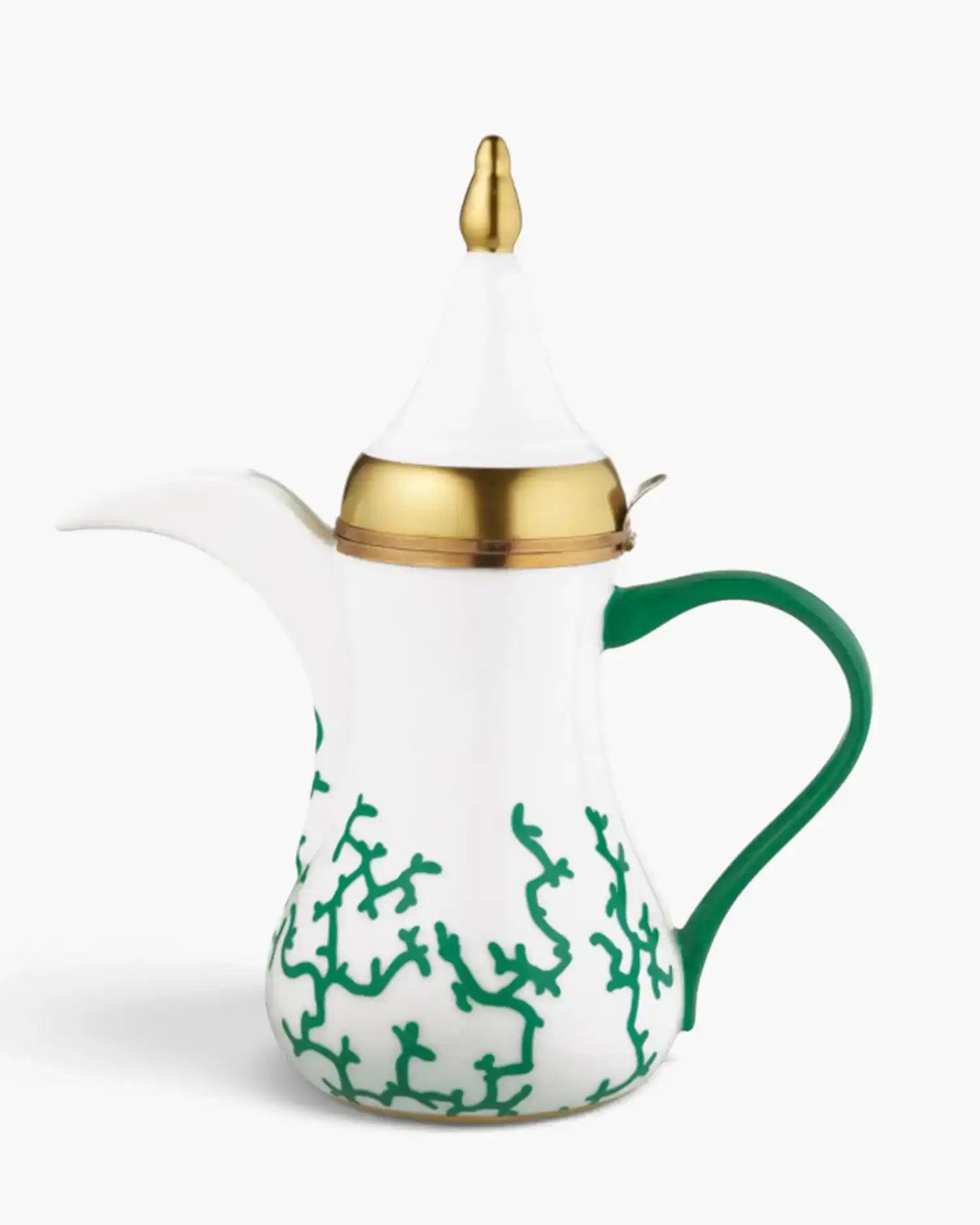 Raynaud Cristobal Arabic coffee pot in Limoges porcelain Emerald Green Cristobal 56 cl - Buy now on ShopDecor - Discover the best products by RAYNAUD design