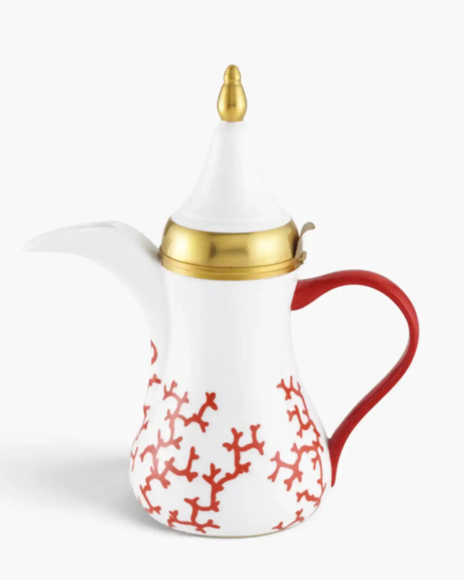 Raynaud Cristobal Arabic coffee pot in Limoges porcelain Red Cristobal 56 cl - Buy now on ShopDecor - Discover the best products by RAYNAUD design
