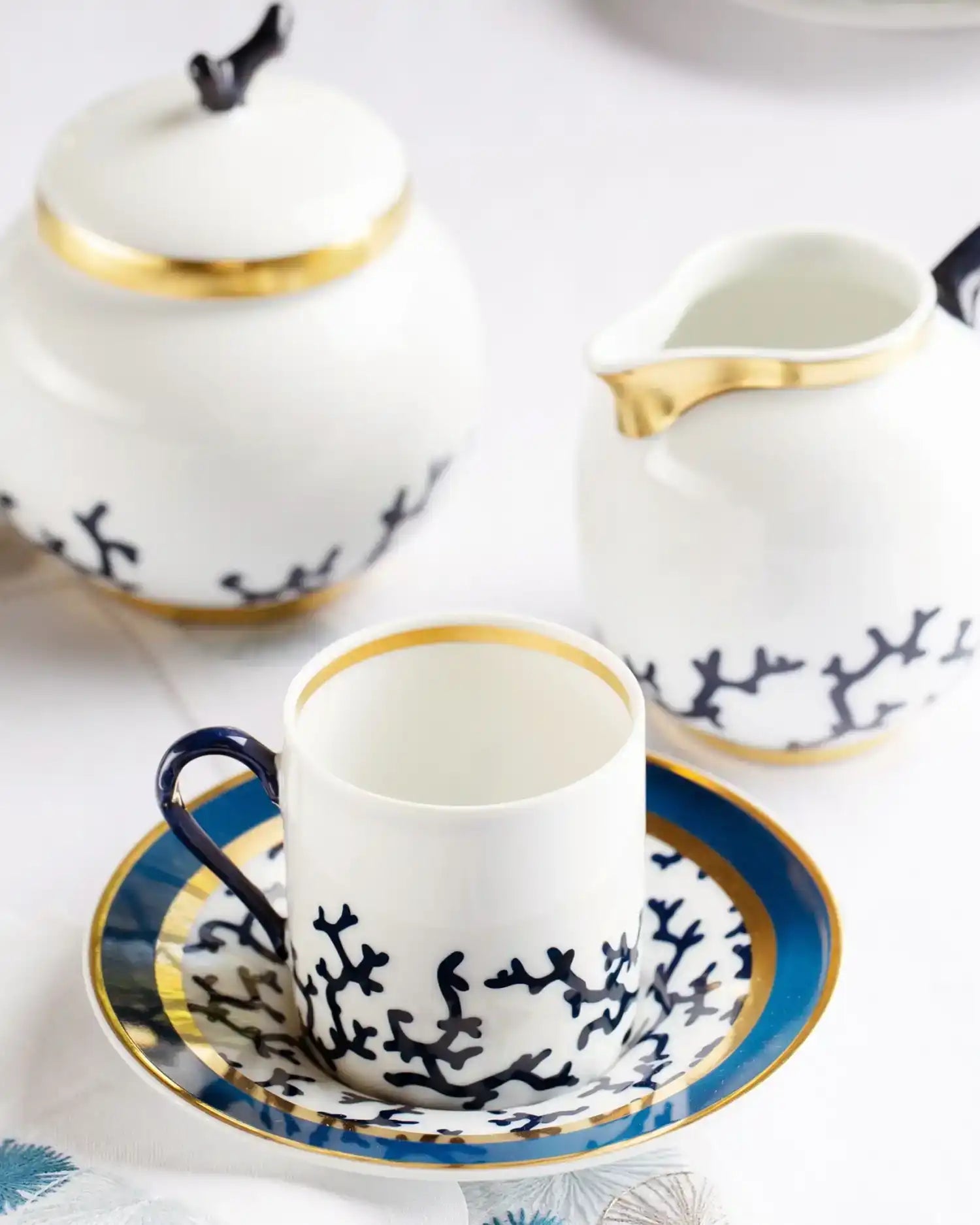 Raynaud Cristobal coffee cup with saucer in Limoges porcelain - Buy now on ShopDecor - Discover the best products by RAYNAUD design