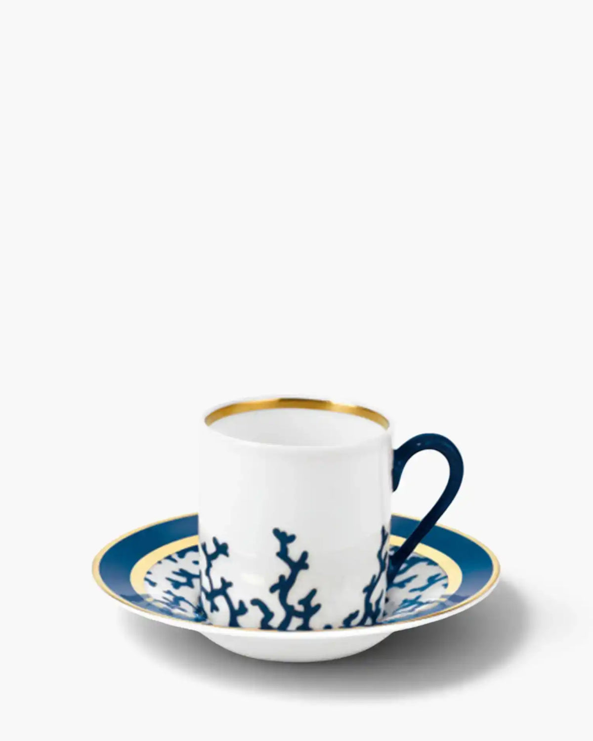 Raynaud Cristobal coffee cup with saucer in Limoges porcelain Marine Blue Cristobal Coffee - Buy now on ShopDecor - Discover the best products by RAYNAUD design