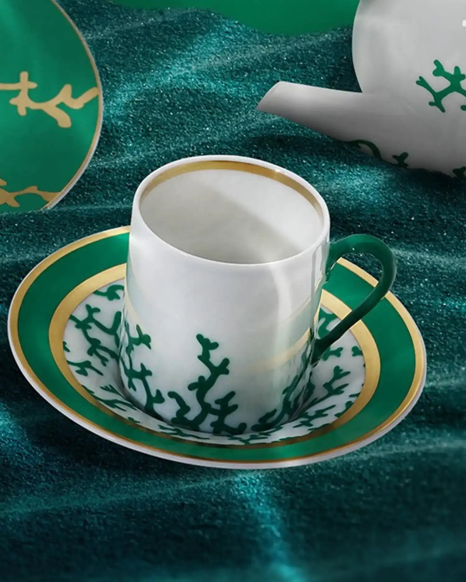 Raynaud Cristobal coffee cup with saucer in Limoges porcelain - Buy now on ShopDecor - Discover the best products by RAYNAUD design