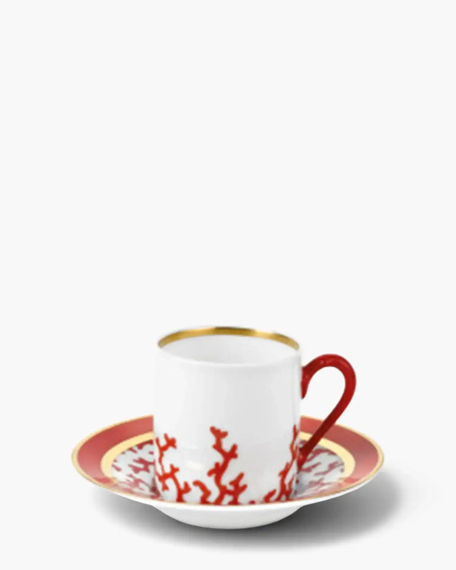 Raynaud Cristobal coffee cup with saucer in Limoges porcelain Red Cristobal Coffee - Buy now on ShopDecor - Discover the best products by RAYNAUD design
