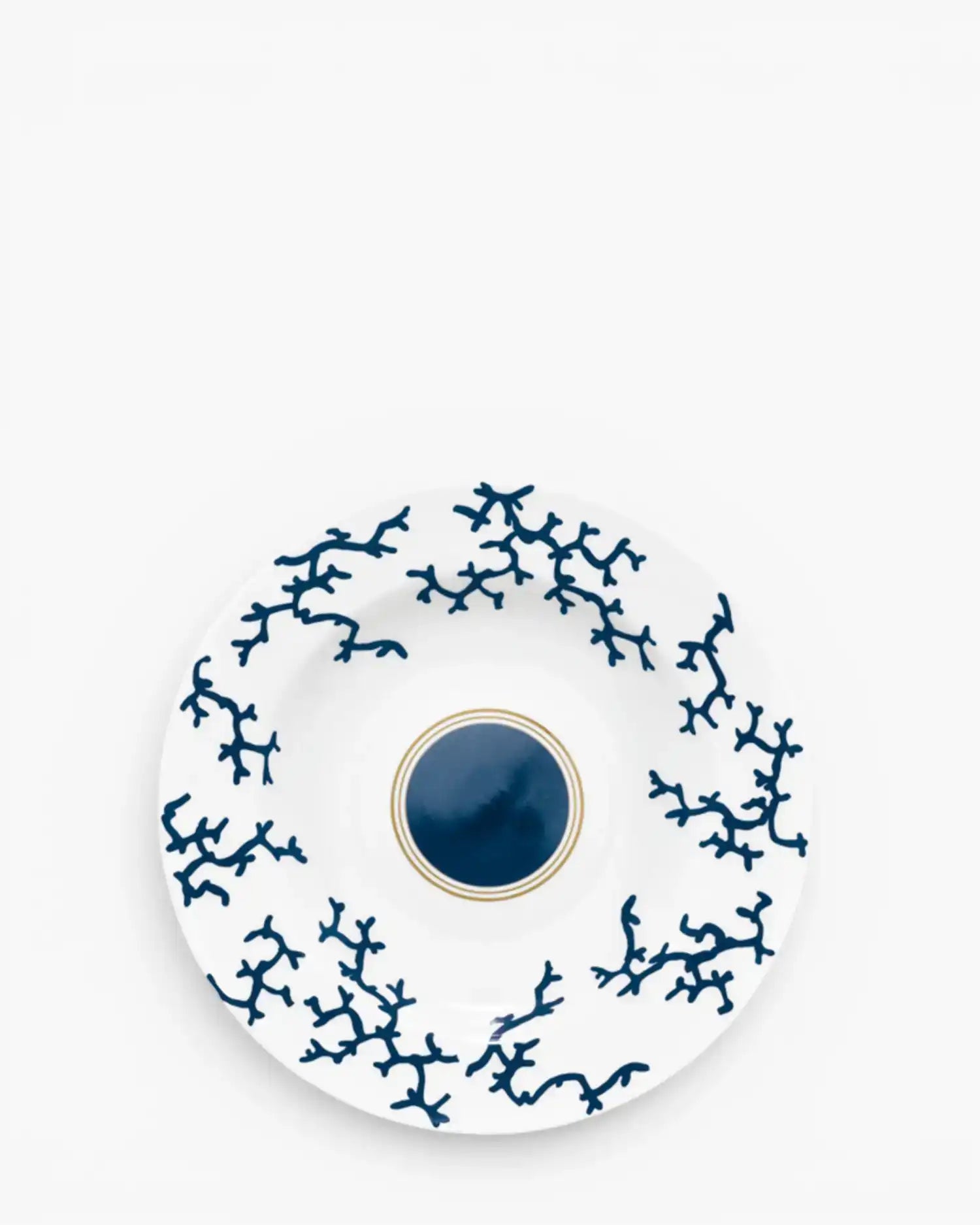 Raynaud Cristobal rim deep plate in Limoges porcelain Marine Blue Cristobal ∅ 29 cm - Buy now on ShopDecor - Discover the best products by RAYNAUD design