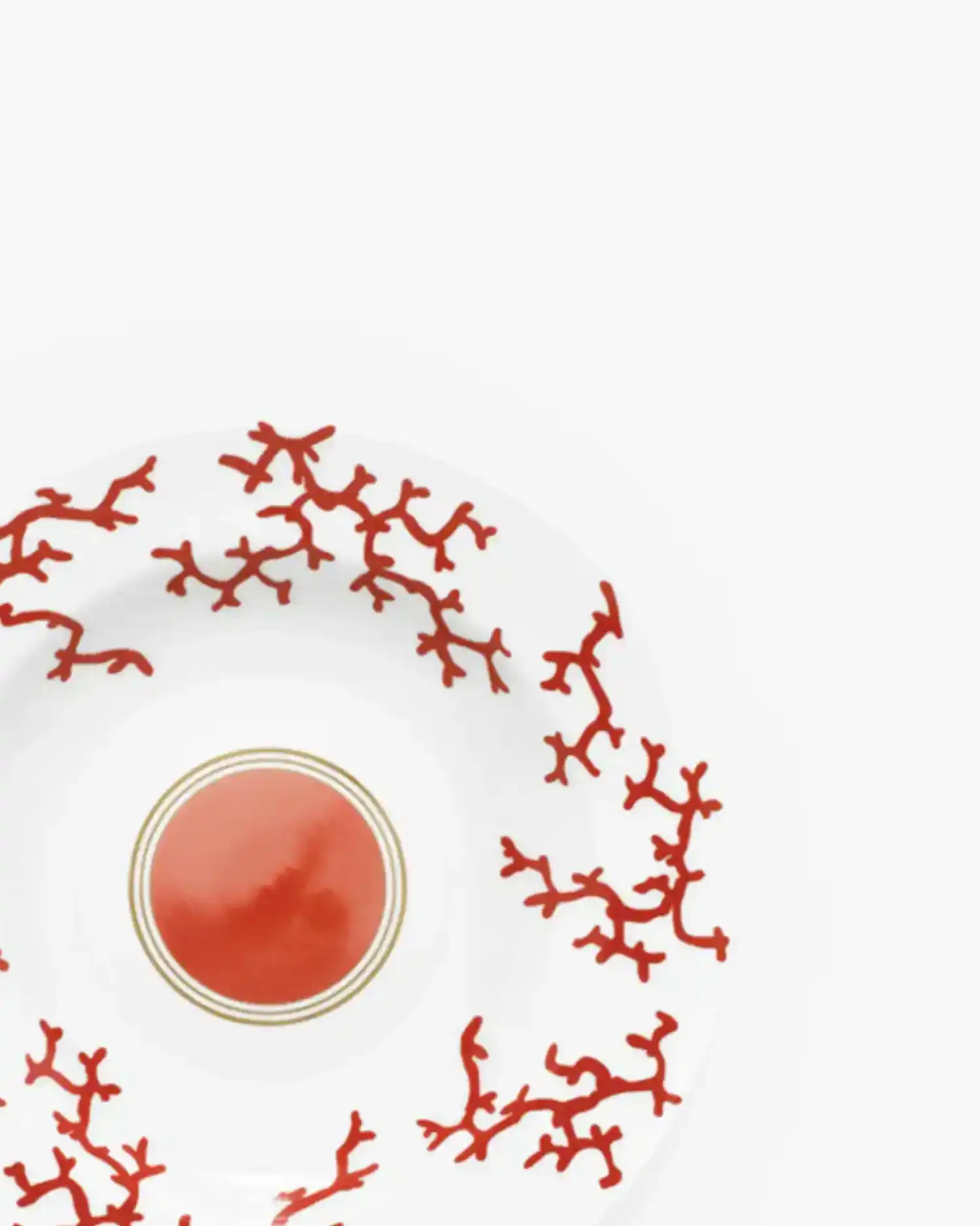 Raynaud Cristobal rim deep plate in Limoges porcelain - Buy now on ShopDecor - Discover the best products by RAYNAUD design