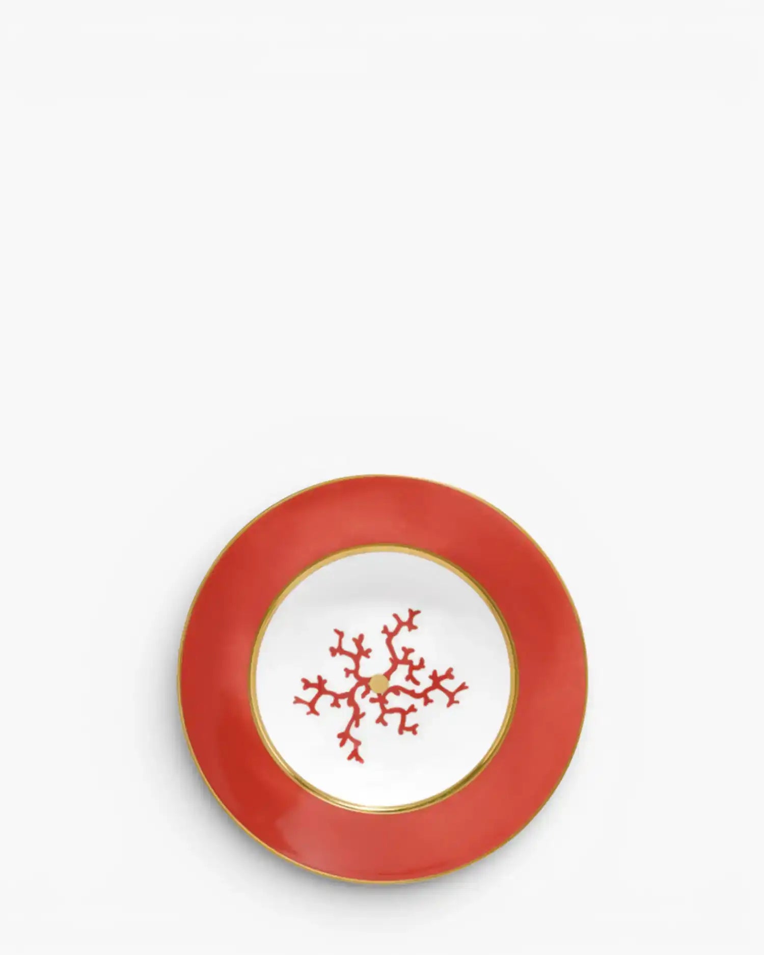 Raynaud Cristobal rim deep plate in Limoges porcelain Red Cristobal ∅ 21 cm - Buy now on ShopDecor - Discover the best products by RAYNAUD design