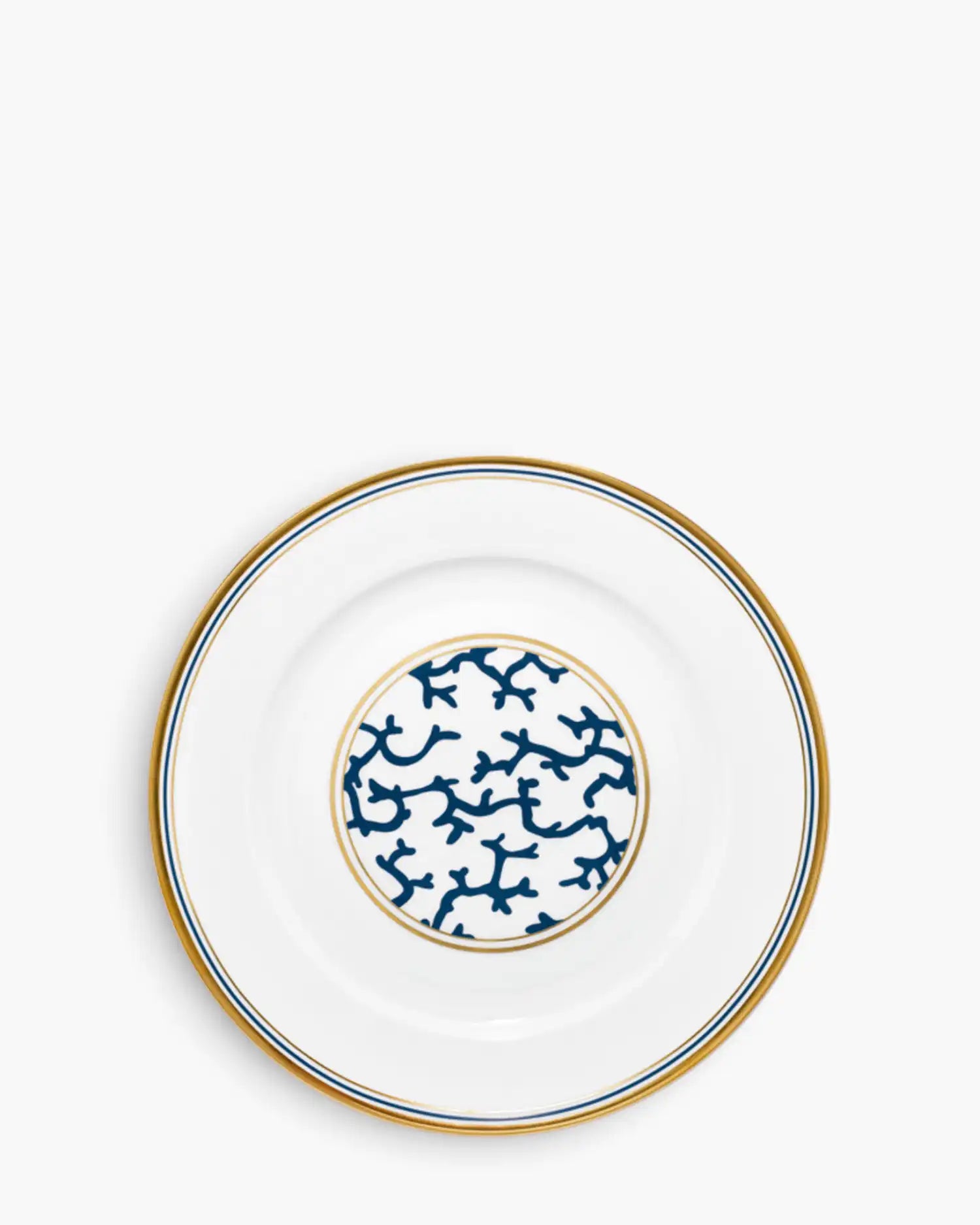 Raynaud Cristobal rim presentation plate in Limoges porcelain Marine Blue Cristobal ∅ 29.5 cm - Buy now on ShopDecor - Discover the best products by RAYNAUD design