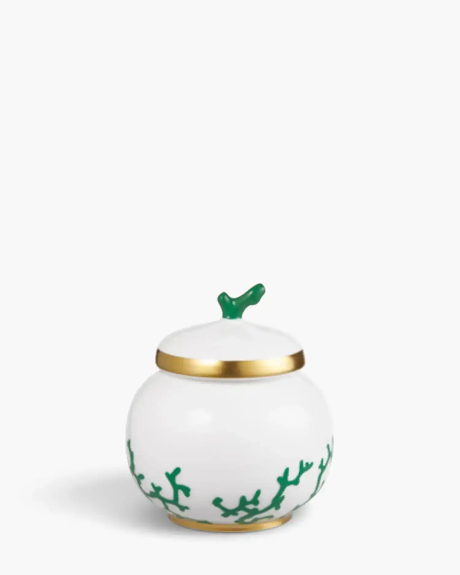 Raynaud Cristobal sugar bowl in Limoges porcelain Emerald Green Cristobal - Buy now on ShopDecor - Discover the best products by RAYNAUD design
