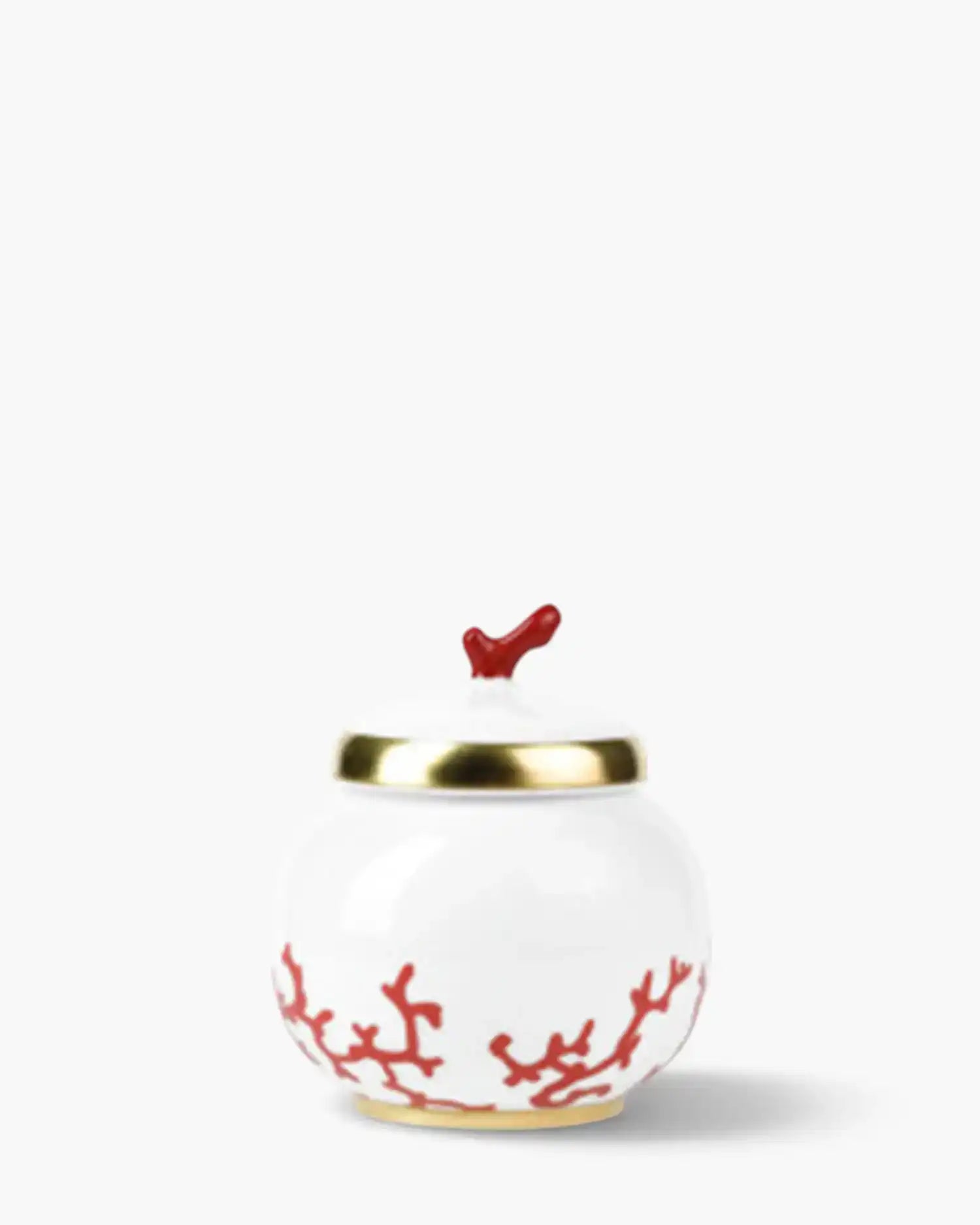 Raynaud Cristobal sugar bowl in Limoges porcelain Red Cristobal - Buy now on ShopDecor - Discover the best products by RAYNAUD design
