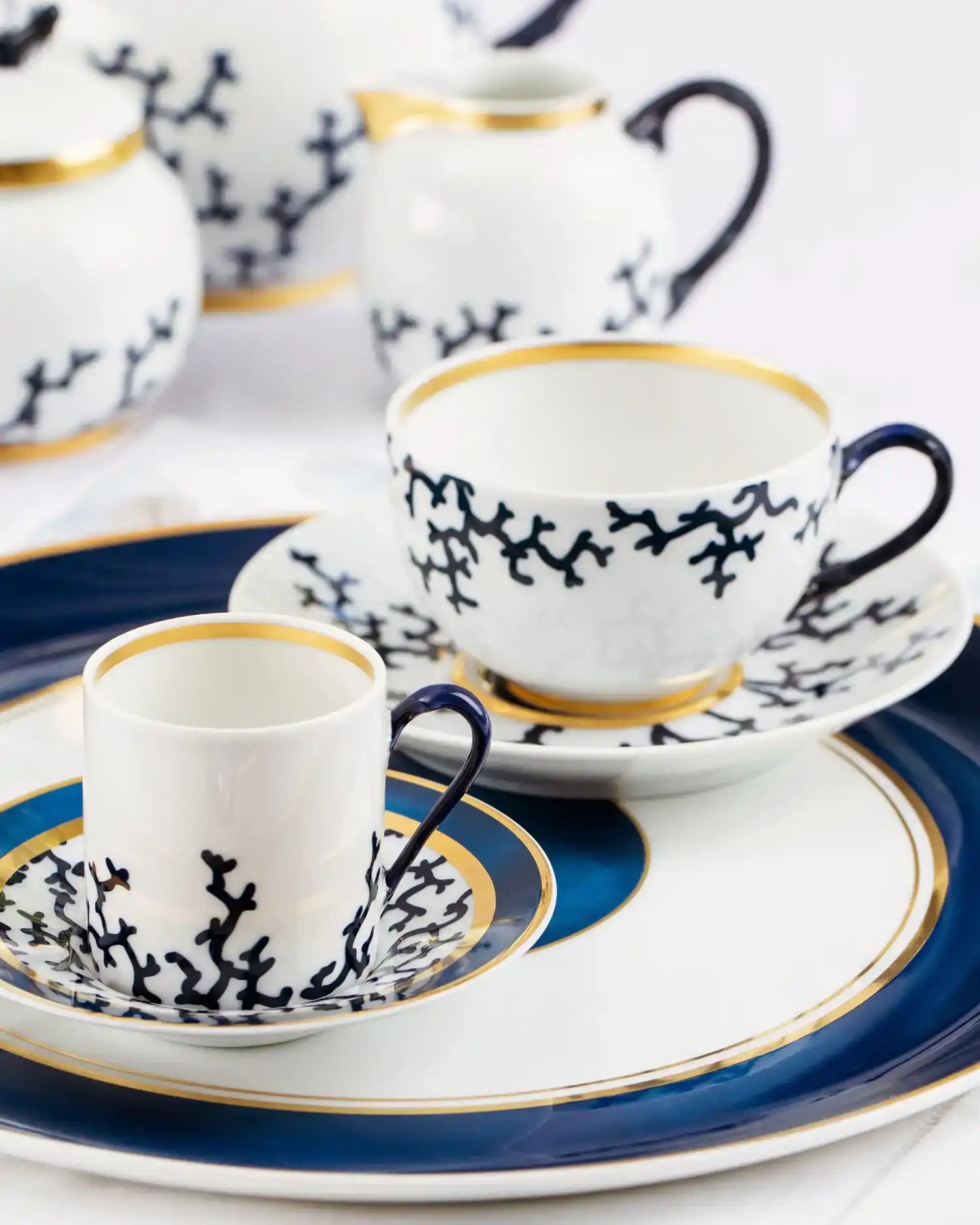 Raynaud Cristobal tea cup with saucer in Limoges porcelain - Buy now on ShopDecor - Discover the best products by RAYNAUD design