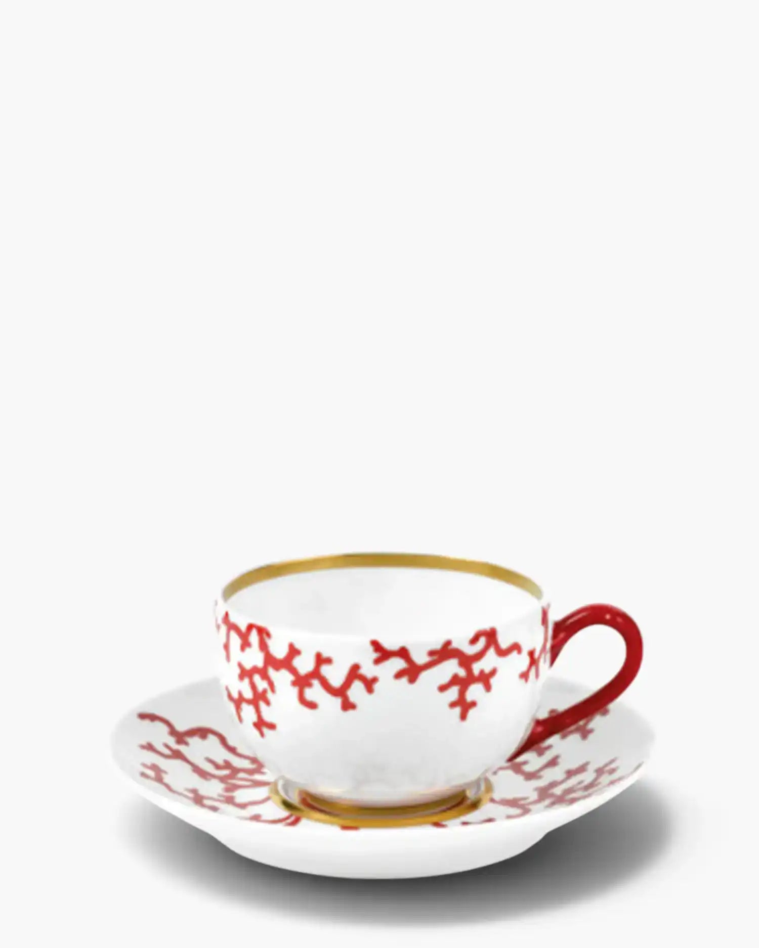 Raynaud Cristobal tea cup with saucer in Limoges porcelain Red Cristobal 25 cl - Buy now on ShopDecor - Discover the best products by RAYNAUD design