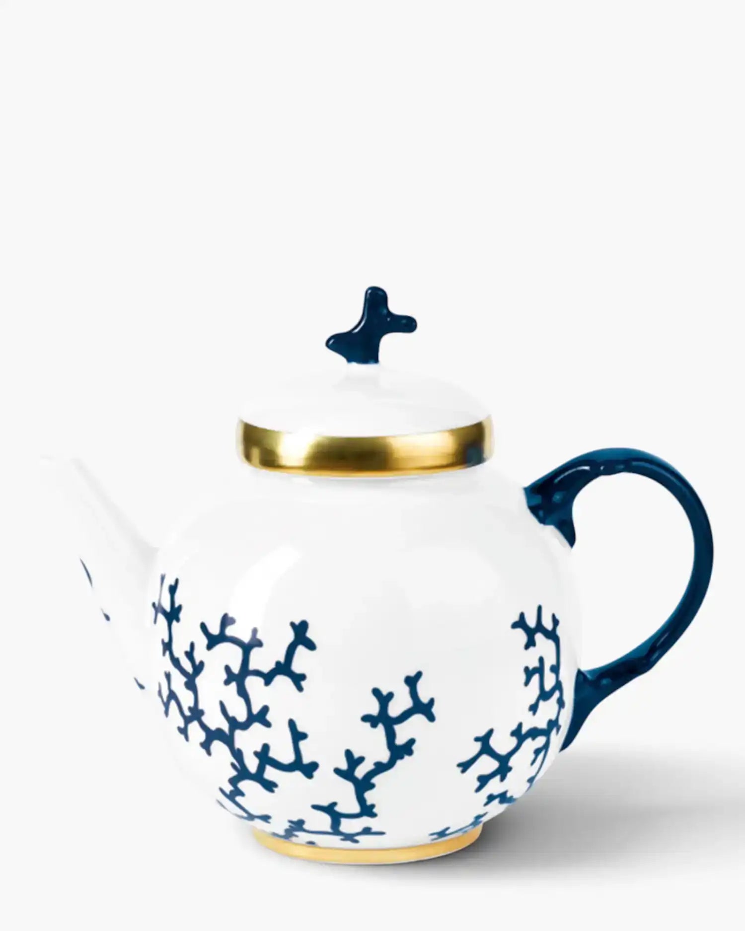 Raynaud Cristobal teapot in Limoges porcelain Marine Blue Cristobal 104 cl - Buy now on ShopDecor - Discover the best products by RAYNAUD design