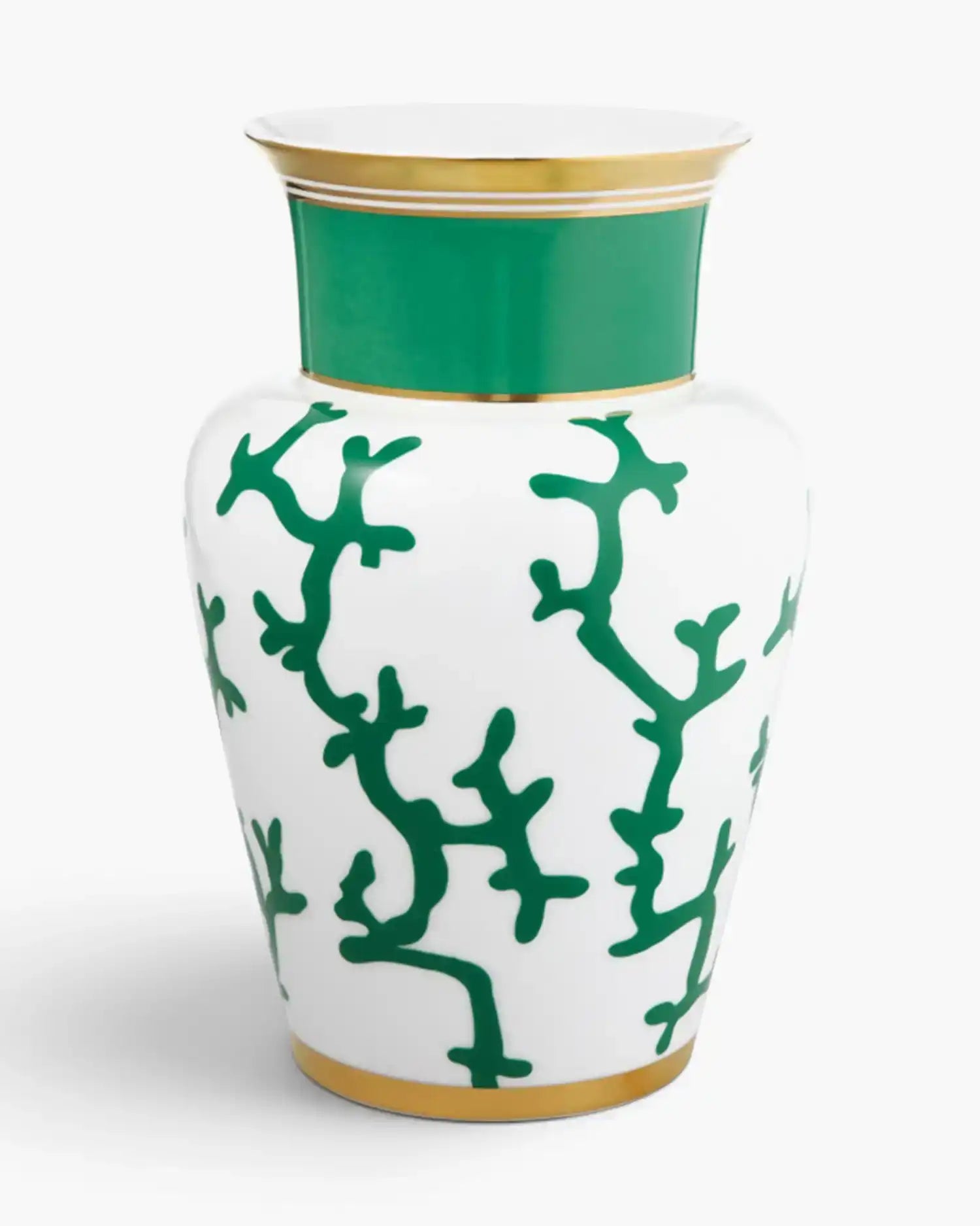 Raynaud Cristobal vase in Limoges porcelain with gift box Emerald Green Cristobal h. 26 cm - Buy now on ShopDecor - Discover the best products by RAYNAUD design
