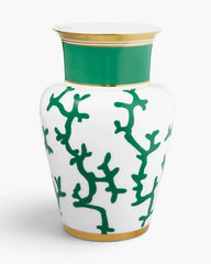 Raynaud Cristobal vase in Limoges porcelain with gift box Emerald Green Cristobal h. 26 cm - Buy now on ShopDecor - Discover the best products by RAYNAUD design