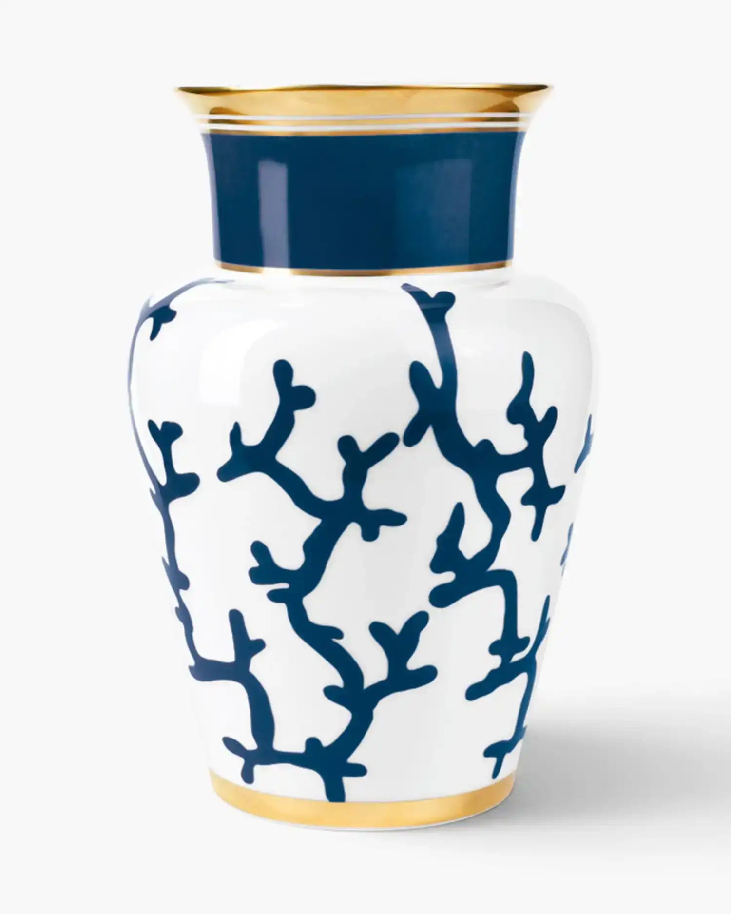 Raynaud Cristobal vase in Limoges porcelain with gift box Marine Blue Cristobal h. 26 cm - Buy now on ShopDecor - Discover the best products by RAYNAUD design