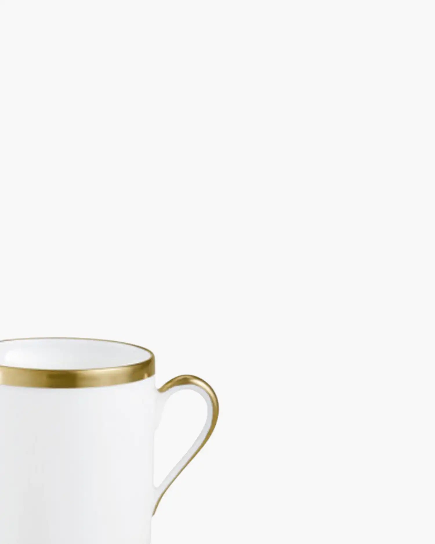 Raynaud Fontainebleau coffee cup with saucer in Limoges porcelain - Buy now on ShopDecor - Discover the best products by RAYNAUD design