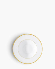 Raynaud Fontainebleau rim deep plate in Limoges porcelain Gold ∅ 21 cm - Buy now on ShopDecor - Discover the best products by RAYNAUD design