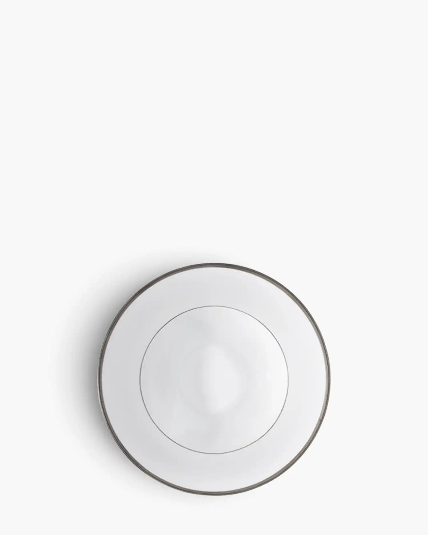 Raynaud Fontainebleau rim deep plate in Limoges porcelain Platinum ∅ 21 cm - Buy now on ShopDecor - Discover the best products by RAYNAUD design