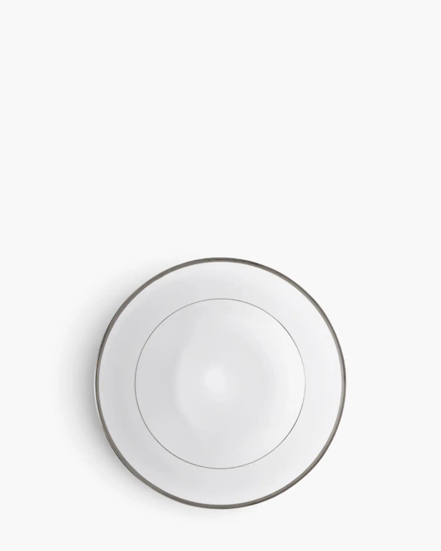 Raynaud Fontainebleau rim deep plate in Limoges porcelain Platinum ∅ 23 cm - Buy now on ShopDecor - Discover the best products by RAYNAUD design