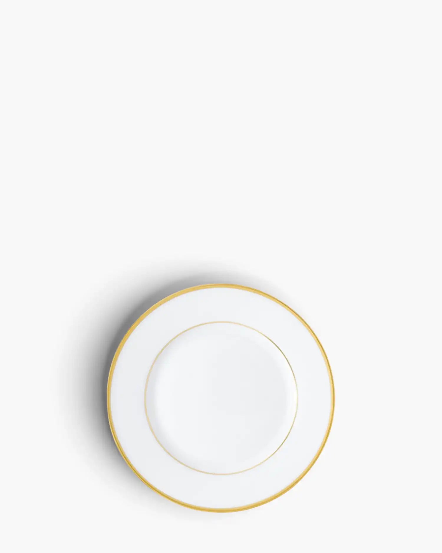 Raynaud Fontainebleau rim dinner plate in Limoges porcelain Gold ∅ 19 cm - Buy now on ShopDecor - Discover the best products by RAYNAUD design