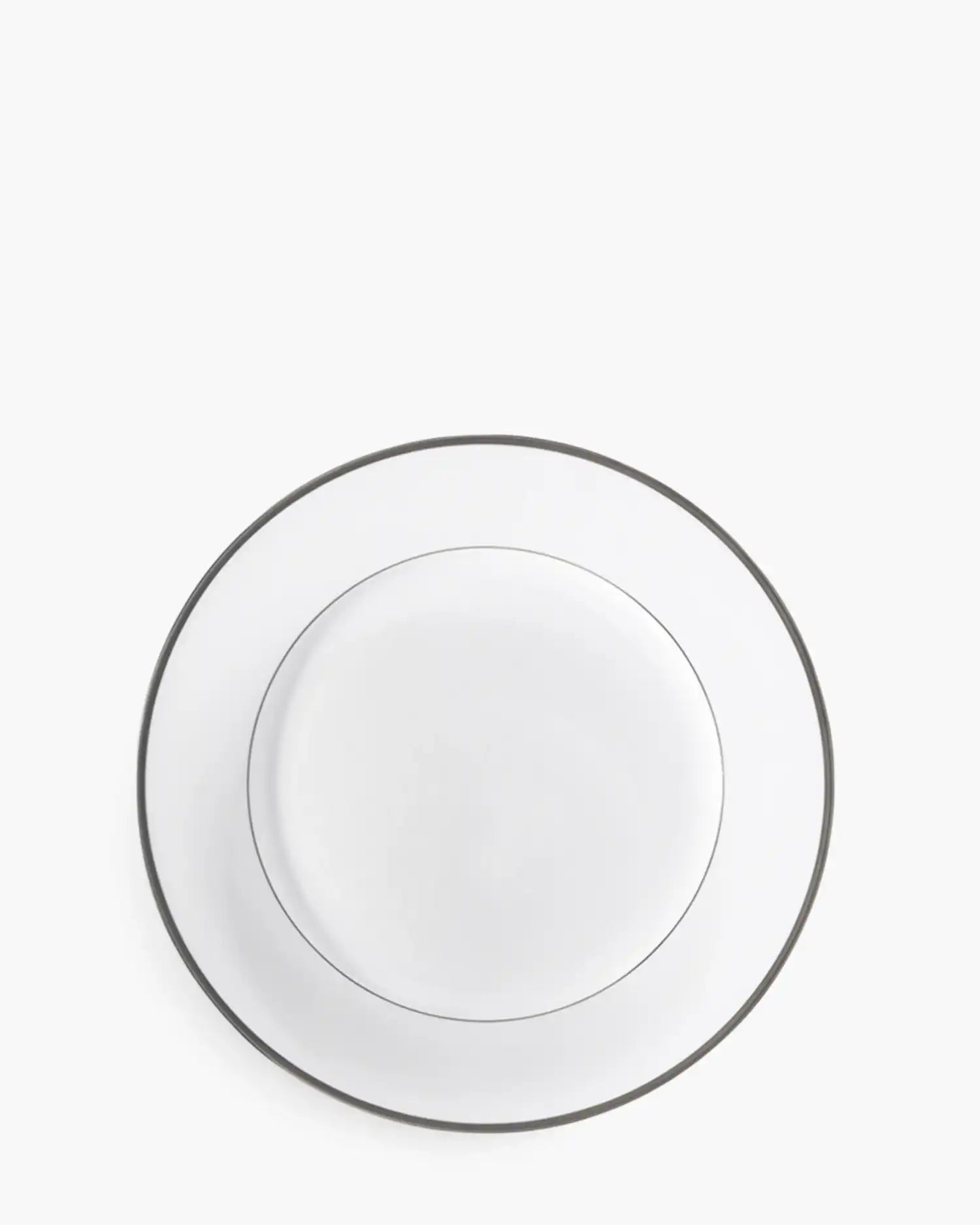 Raynaud Fontainebleau rim presentation plate in Limoges porcelain Platinum ∅ 31 cm - Buy now on ShopDecor - Discover the best products by RAYNAUD design