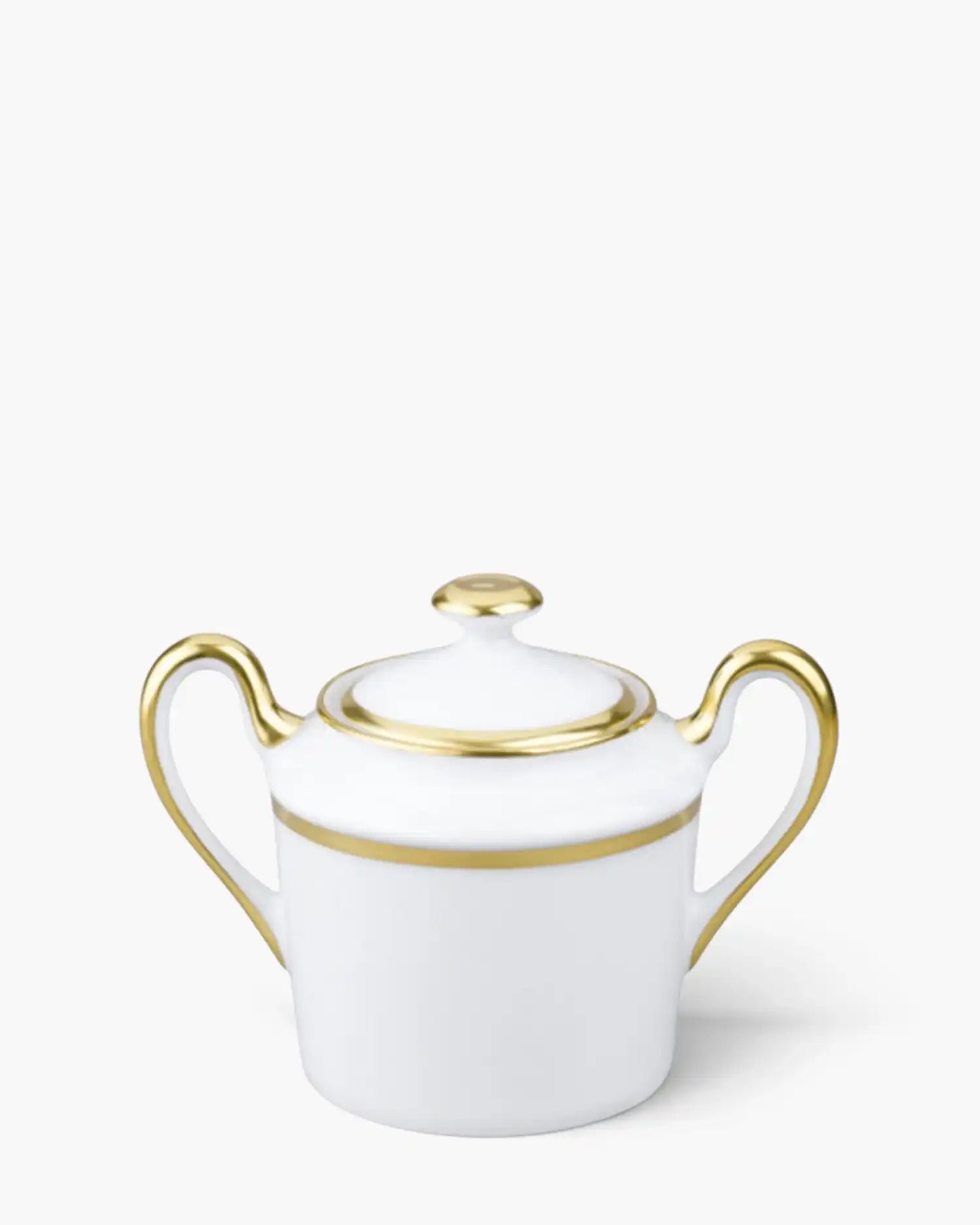 Raynaud Fontainebleau sugar bowl in Limoges porcelain Gold - Buy now on ShopDecor - Discover the best products by RAYNAUD design