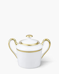 Raynaud Fontainebleau sugar bowl in Limoges porcelain Gold - Buy now on ShopDecor - Discover the best products by RAYNAUD design