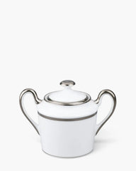 Raynaud Fontainebleau sugar bowl in Limoges porcelain Platinum - Buy now on ShopDecor - Discover the best products by RAYNAUD design