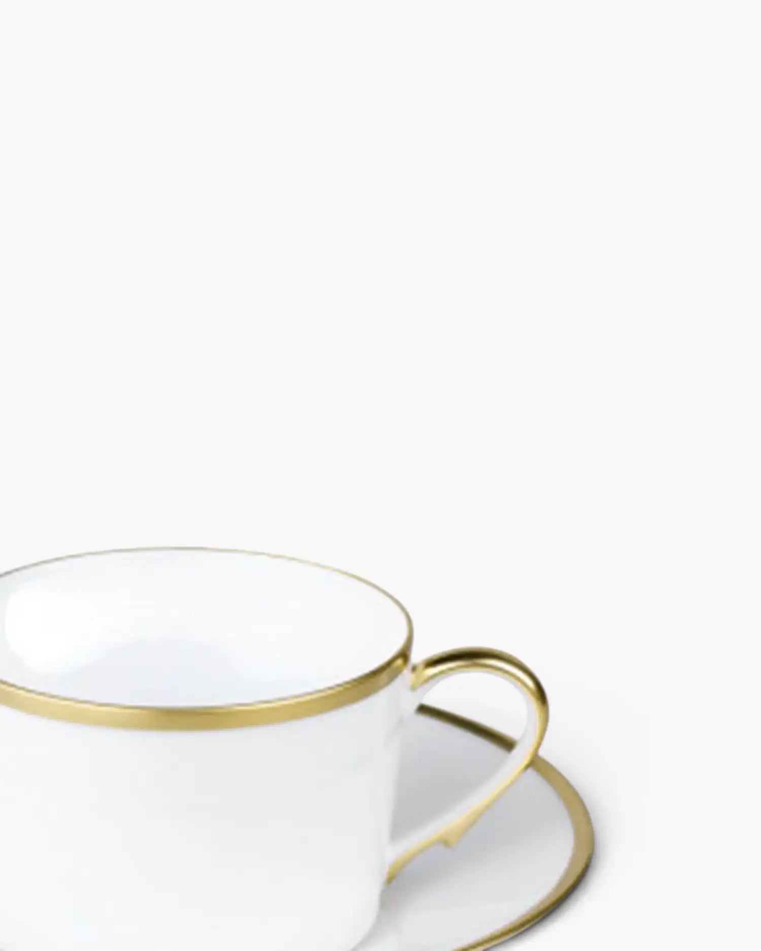 Raynaud Fontainebleau tea cup with saucer in Limoges porcelain - Buy now on ShopDecor - Discover the best products by RAYNAUD design